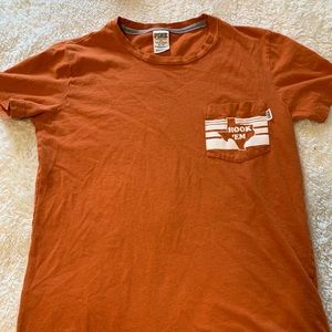 PINK Texas Longhorns tee